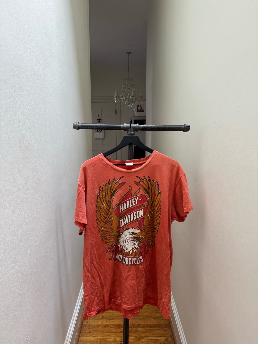 MADEworn Distressed Harley-Davidson Eagle Wing Graphic Tee